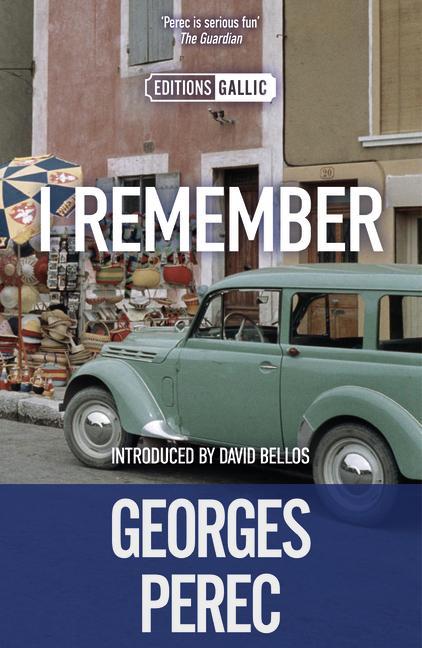Könyv I Remember Georges Perec