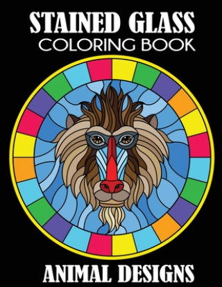 Könyv Stained Glass Coloring Book 
