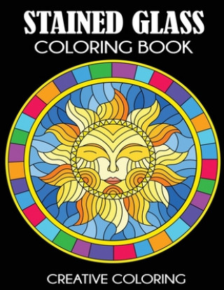 Книга Stained Glass Coloring Book 