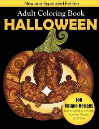 Libro Halloween Adult Coloring Book 