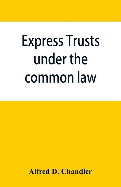 Książka Express trusts under the common law 