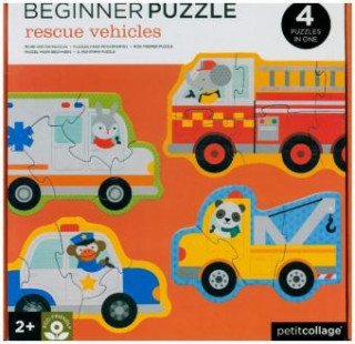 Joc / Jucărie Beginner Baby Puzzle Rettungsfahrzeuge (Kinderpuzzle) 