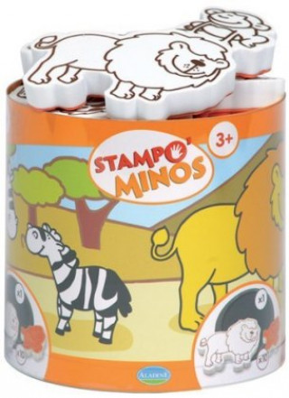 Gra/Zabawka Stempel - Stampo Minos Safaritiere 