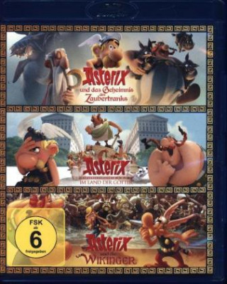 Videoclip Asterix 3er-Blu-ray-Box, 3 Blu-ray 