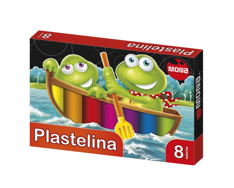 Könyv Plastelina Mona 8 kolorów 