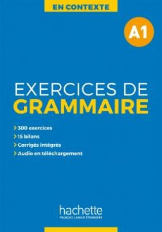 Knjiga En Contexte Exercices de grammaire A1 Podręcznik + klucz odpowiedzi Anne Akyüz