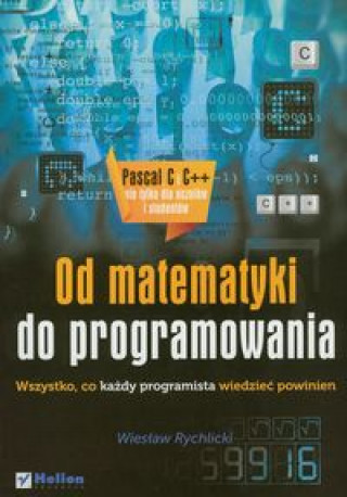 Könyv Od matematyki do programowania Rychlicki Wiesław