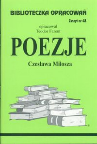 Kniha Biblioteczka Opracowań Poezje Czesława Miłosza Farent Teodor