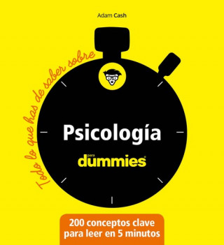 Könyv PSICOLOGÍA PARA DUMMIES ADAM CASH