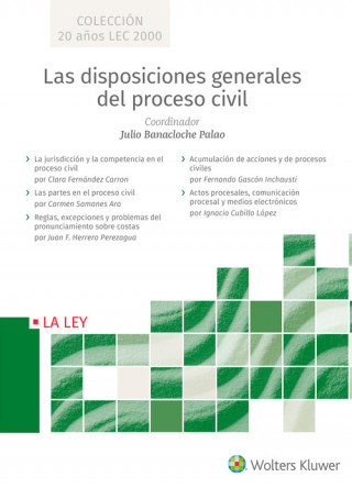 Kniha LAS DISPOSICIONES GENERALES DEL PROCESO CIVIL 