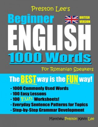 Buch Preston Lee's Beginner English 1000 Words For Romanian Speakers (British Version) Matthew Preston