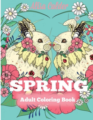 Kniha Spring Adult Coloring Book 