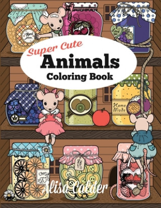 Книга Super Cute Animals Coloring Book 