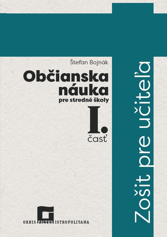 Book ZPU – Občianska náuka pre SŠ – 1. časť Štefan Bojnák