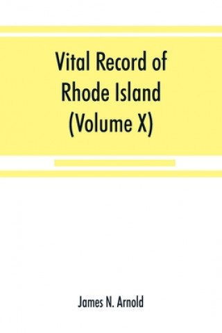 Kniha Vital record of Rhode Island 