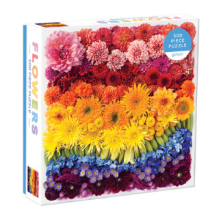 Kniha Rainbow Summer Flowers 500 Piece Puzzle GALISON