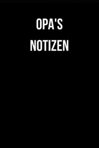 Knjiga Opa's Notizen: A5 Men's Notes