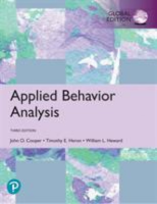 Carte Applied Behavior Analysis, Global Edition John O. Cooper