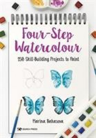 Kniha Four-Step Watercolour Marina Bakasova
