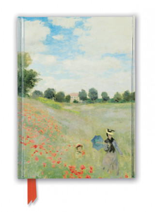 Naptár/Határidőnapló Claude Monet: Wild Poppies, near Argenteuil (Foiled Journal) FLAME TREE STUDIO