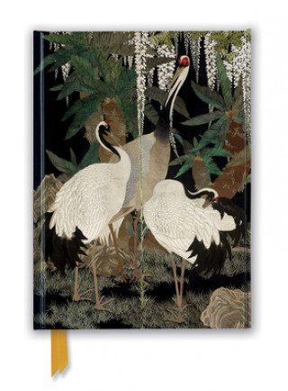Kalendář/Diář Ashmolean: Cranes, Cycads and Wisteria by Nishimura So-zaemon XII (Foiled Journal) FLAME TREE STUDIO