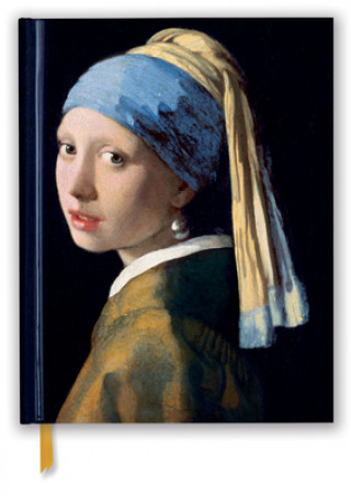 Naptár/Határidőnapló Johannes Vermeer: Girl With a Pearl Earring (Blank Sketch Book) FLAME TREE STUDIO