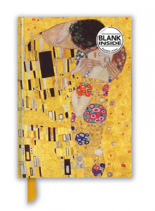Calendar / Agendă Gustav Klimt: The Kiss (Foiled Blank Journal) FLAME TREE STUDIO