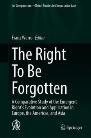 Kniha Right To Be Forgotten Franz Werro