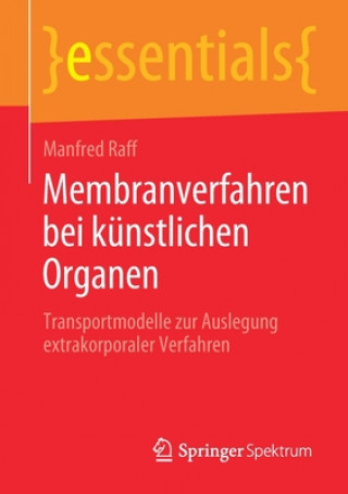Kniha Membranverfahren Bei Kunstlichen Organen 