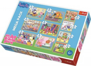Game/Toy Puzzle Prasátko Peppa 10v1 