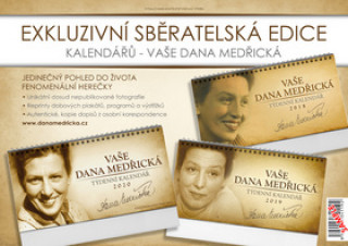 Calendar / Agendă Sběratelská edice Vaše Dana Medřická - stolní kalendáře 2018, 2019 a 2020 