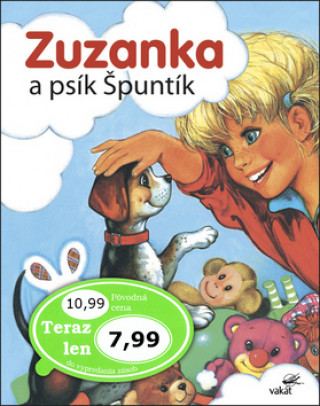 Kniha Zuzanka a psík Špuntík 