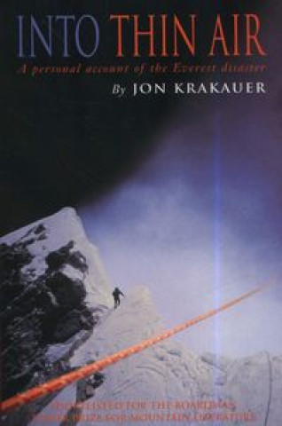 Kniha Into Thin Air Krakauer Jon