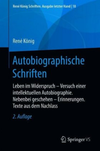 Kniha Autobiographische Schriften Oliver König