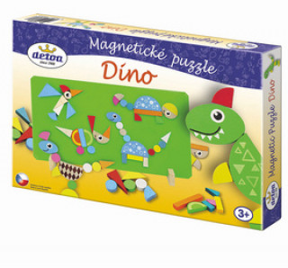 Játék Magnetické puzzle Dino 
