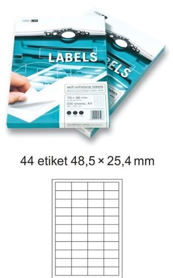 Papírszerek Etikety EUROLABELS - 44 etiket na A4 (100 ks), 140g 