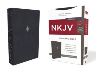 Carte Nkjv, Thinline Bible, Leathersoft, Navy, Red Letter Edition, Comfort Print: Holy Bible, New King James Version 