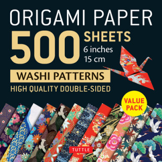 Calendar / Agendă Origami Paper 500 sheets Japanese Washi Patterns 6 