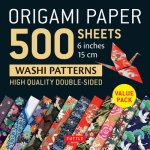 Naptár/Határidőnapló Origami Paper 500 sheets Japanese Washi Patterns 6 