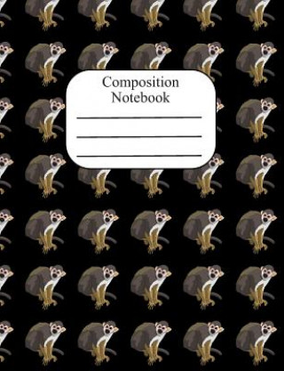 Carte Composition Notebook: Squirrel Monkey Polka Dot Wide Ruled Composition Book - 120 Pages - 60 Sheets Cute Varmint Journals