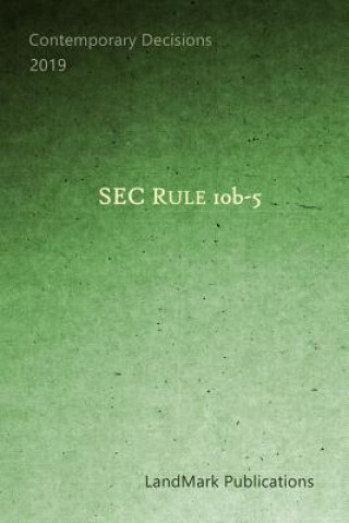 Libro SEC Rule 10b-5 Landmark Publications