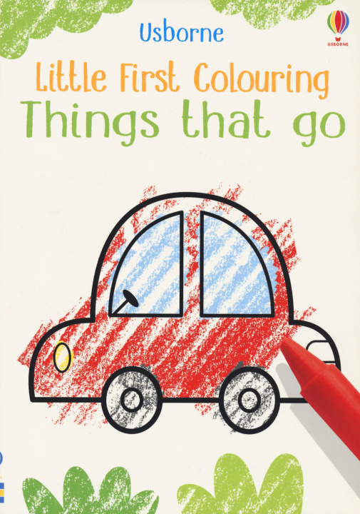 Книга Little First Colouring Things that go Kirsteen Robson