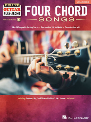 Kniha Four Chord Songs: Deluxe Guitar Play-Along Volume 13 