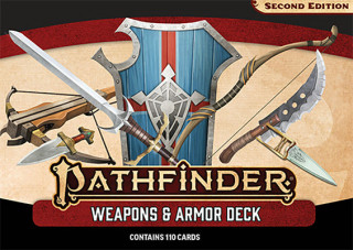 Joc / Jucărie Pathfinder Weapons & Armor Deck (P2) Paizo Staff