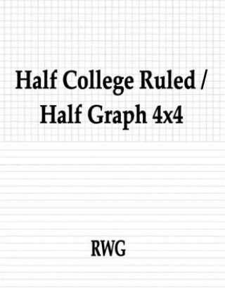 Carte Half College Ruled / Half Graph 4x4 