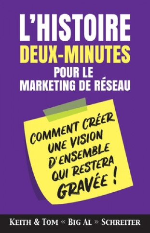 Könyv L'histoire Deux-Minutes pour le Marketing de Reseau Tom Big Al Schreiter