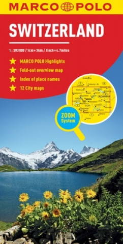 Nyomtatványok Switzerland Marco Polo Map Marco Polo