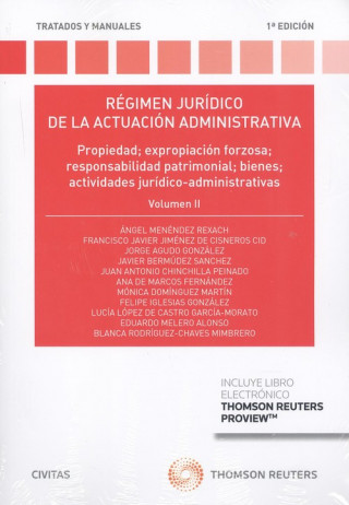 Book RÈGIMEN JURÍDICO DE LA ACTUACIÓN ADMINISTRATIVA (VOLUMEN II) (DÚO) ANGEL MENENDEZ