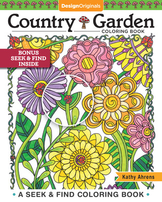 Livre Country Garden Coloring Book 