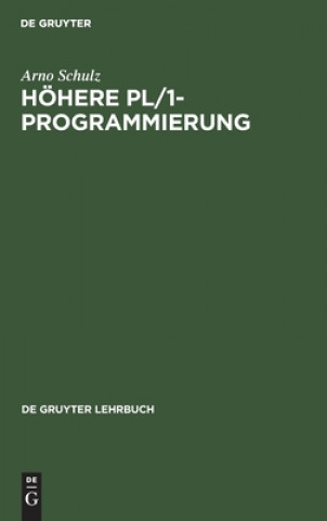 Knjiga Hoehere PL/1-Programmierung Arno Schulz